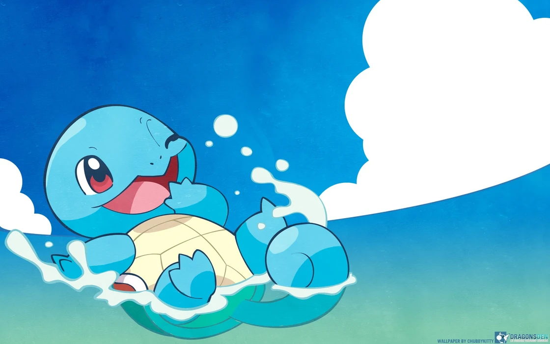 《神奇宝贝》杰尼龟 Squirtle 图片桌面壁纸