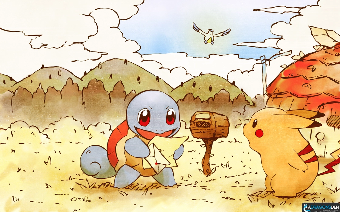《神奇宝贝》杰尼龟 Squirtle 图片桌面壁纸