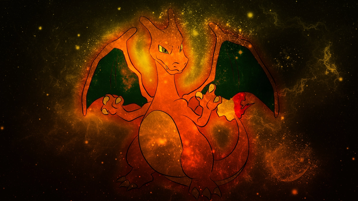 《神奇宝贝》喷火龙 Charizard 图片桌面壁纸