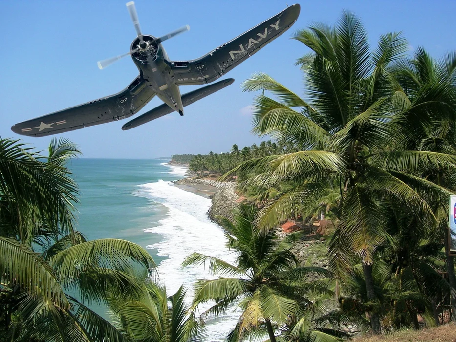 F4U海盗战斗机（Vought F4U Corsair）图片壁纸