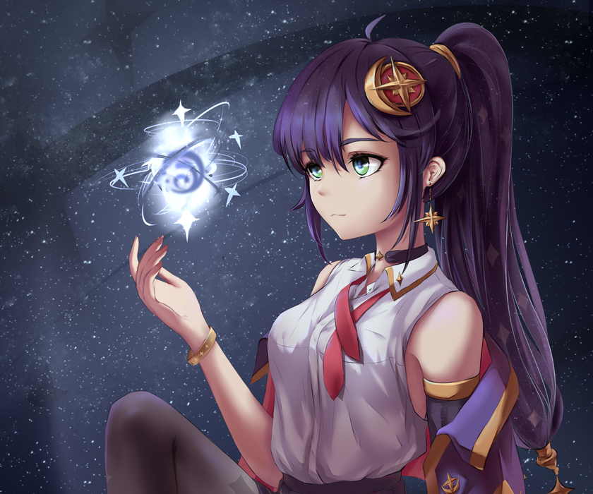 Genshin Impact《原神》莫娜 Mona 图片桌面壁纸
