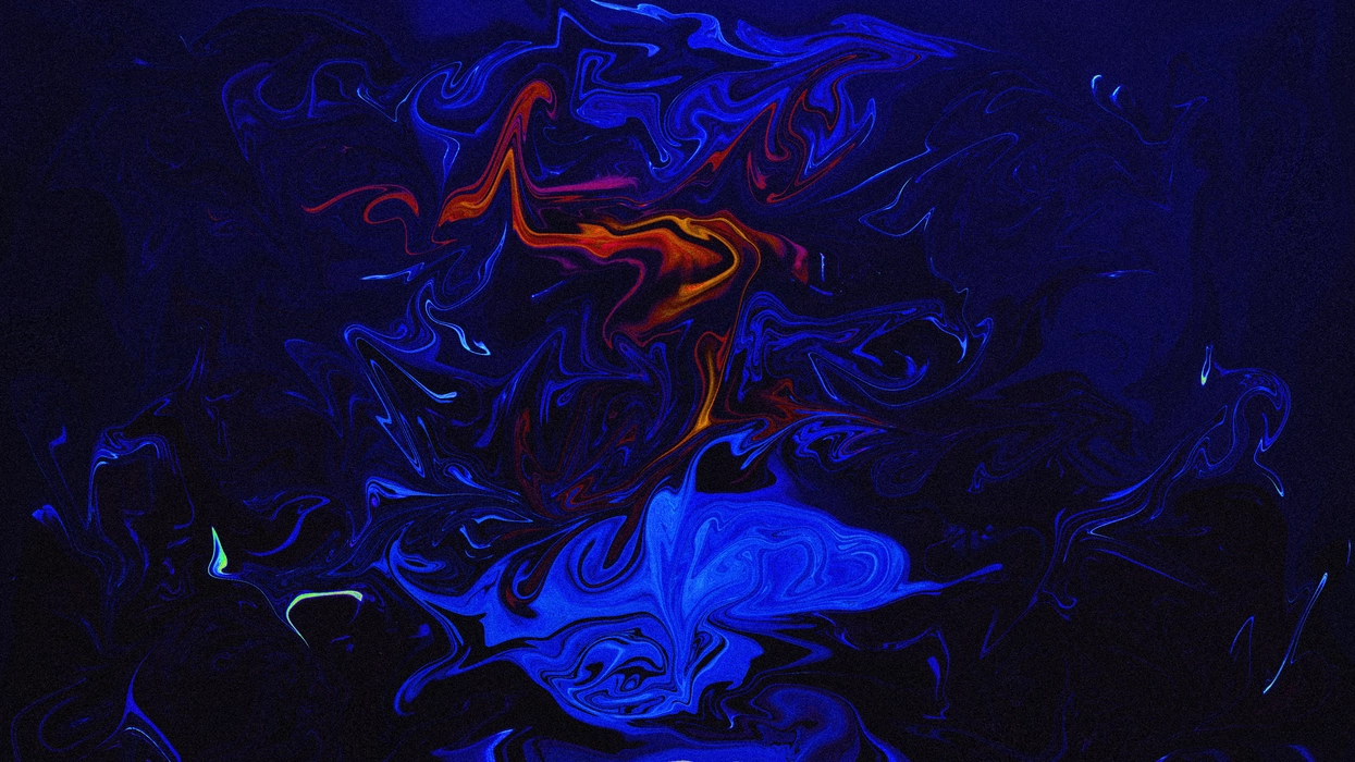 多彩液体背景抽象美学图片壁纸
