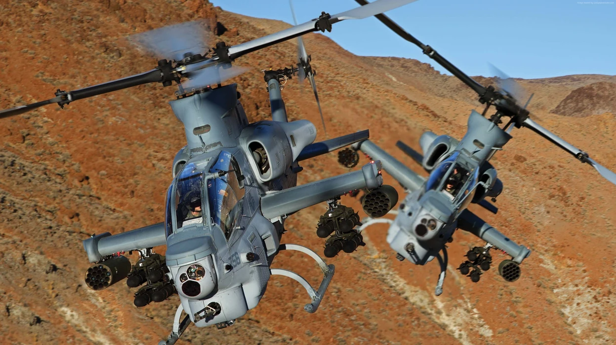 AH-1Z蝰蛇直升机图片桌面壁纸