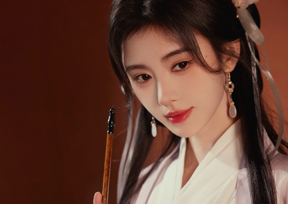 鞠婧祎唯美诗画古装写真图片壁纸