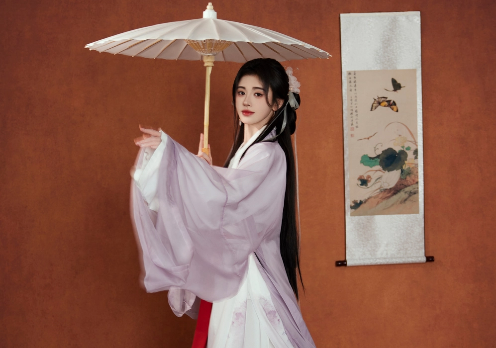 鞠婧祎唯美诗画古装写真图片壁纸
