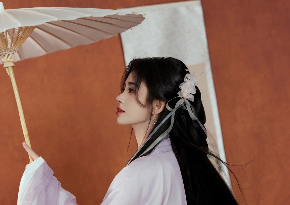 鞠婧祎唯美诗画古装写真图片壁纸