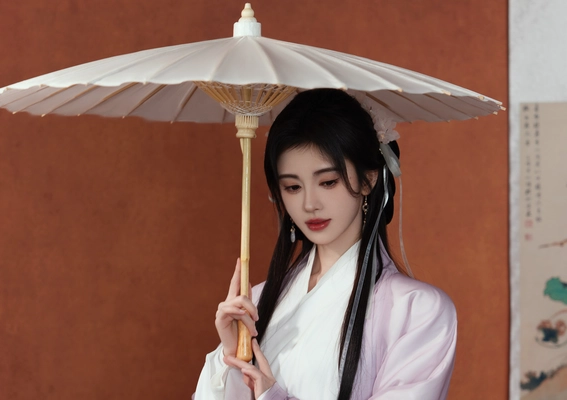 鞠婧祎唯美诗画古装写真图片壁纸