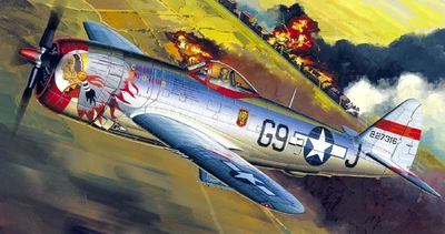 P-47战斗机（P-47 Fighter）图片壁纸