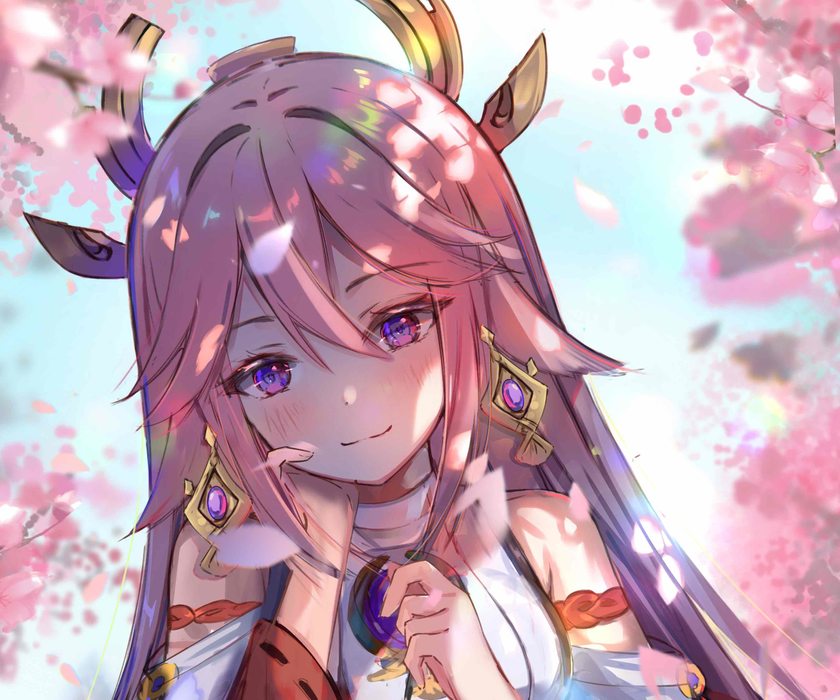 Genshin Impact《原神》八重神子 Yae Miko 桌面壁纸