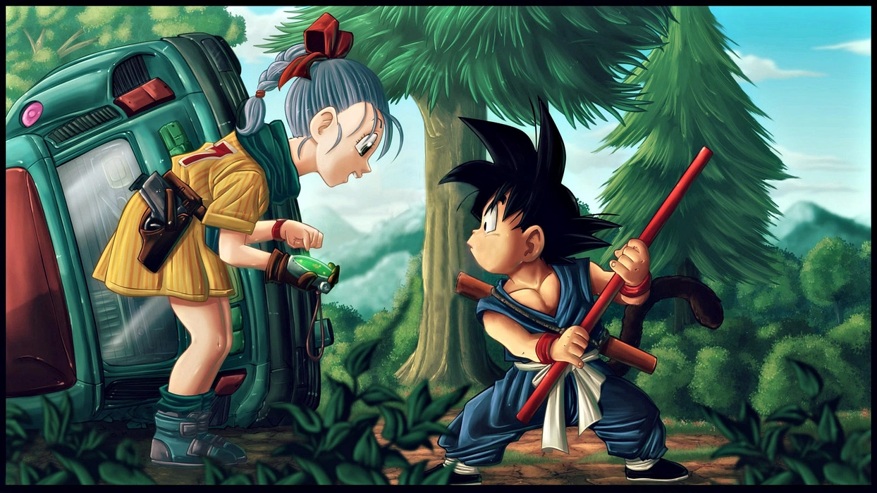 动漫《龙珠》布尔玛 Bulma 图片桌面壁纸