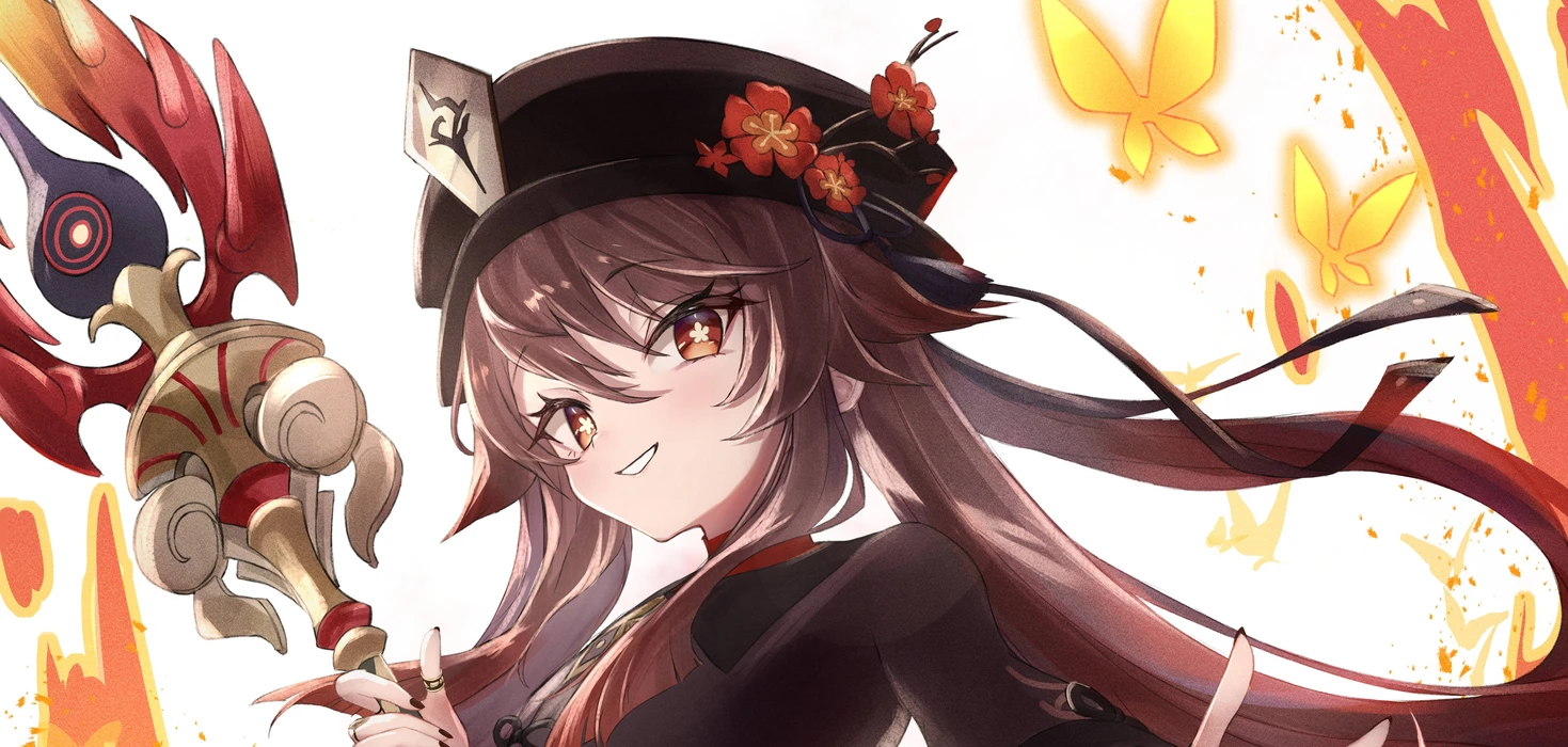 Genshin Impact《原神》胡桃 游戏美女图片壁纸