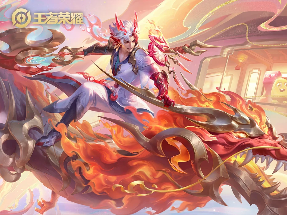 王者荣耀孙策乘龙淬吴钩皮肤壁纸