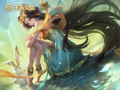 王者荣耀嫦娥漠中幻影皮肤桌面壁纸