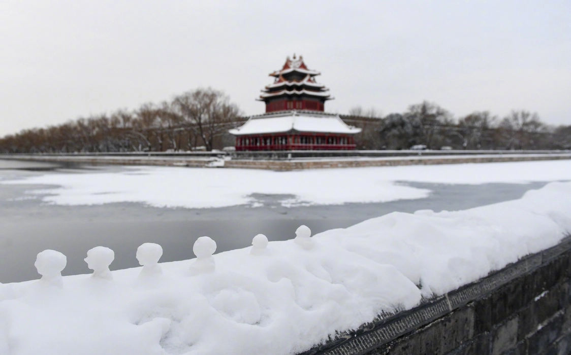 雪后的故宫宁静氛围感图片壁纸