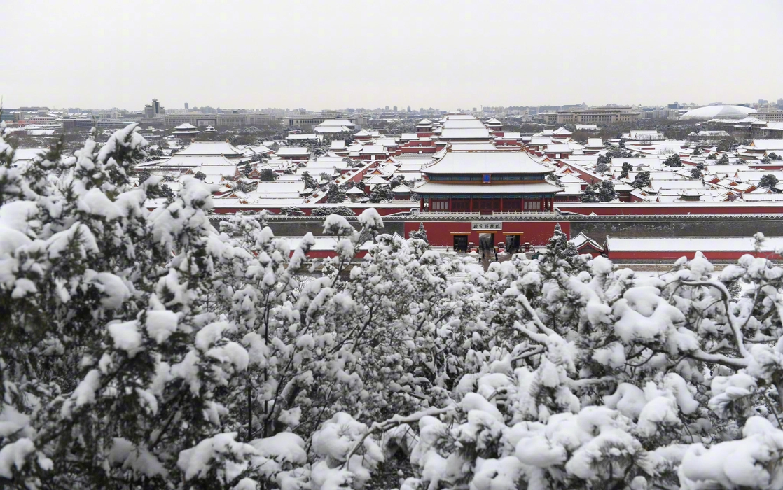 雪后的故宫宁静氛围感图片壁纸