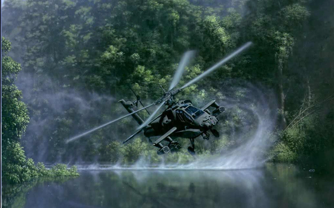 AH-64阿帕奇直升机图片桌面壁纸