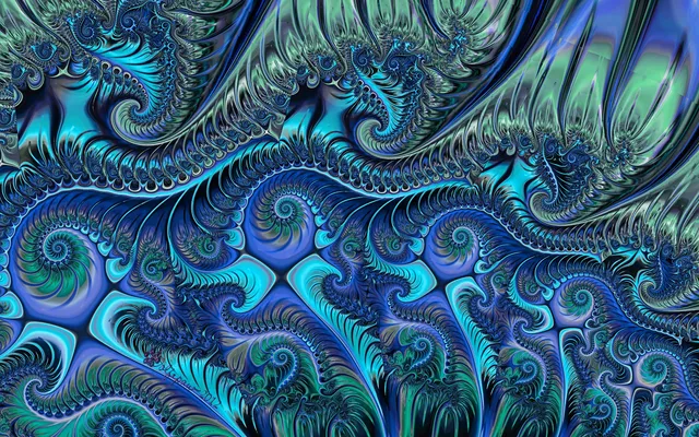 多彩抽象分型数字背景素材图片壁纸