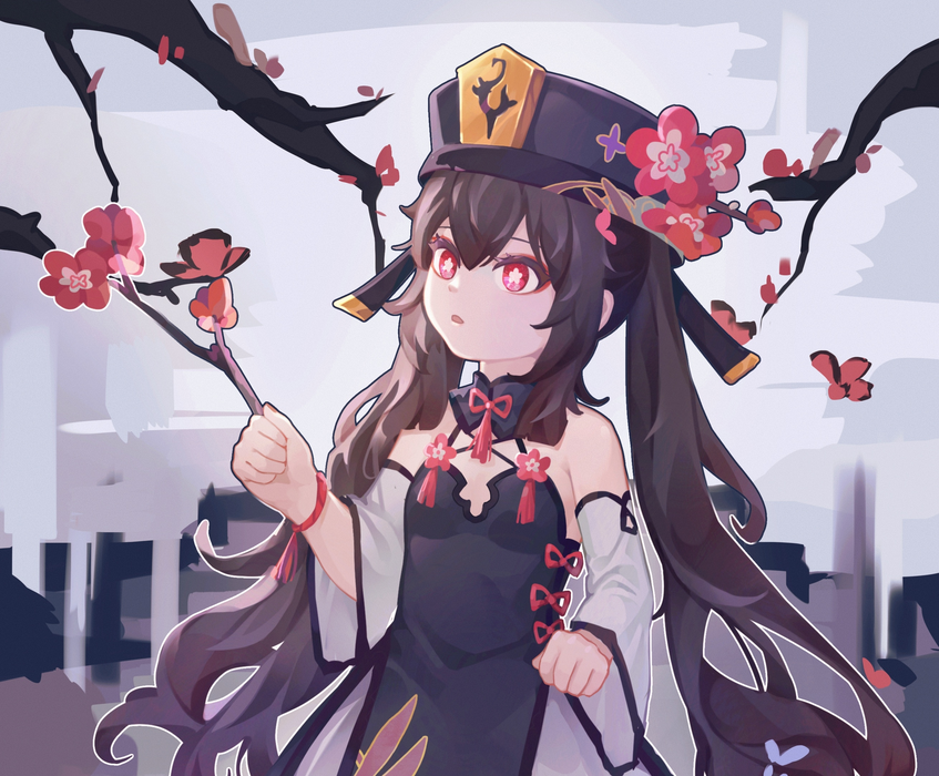 原神胡桃游戏美女图片桌面壁纸（二）