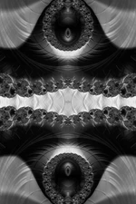 4K黑白迷幻抽象背景素材图片壁纸