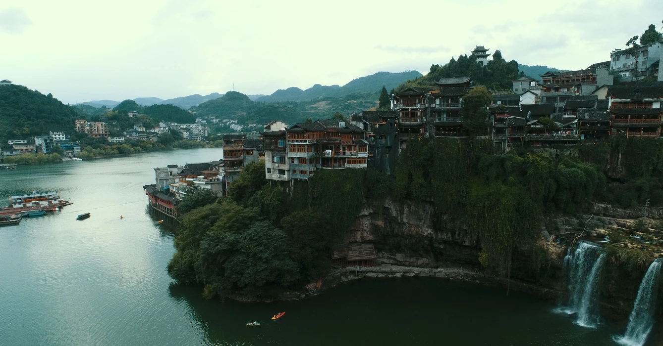 湖南湘西芙蓉古镇旅游风景桌面