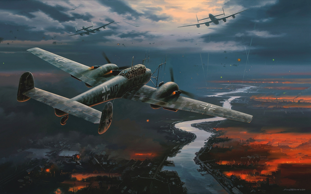 BF-110破坏者战?机图片桌面壁纸