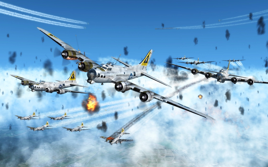 B-17轰炸机（B-17 Bomber）轰炸机图片壁纸