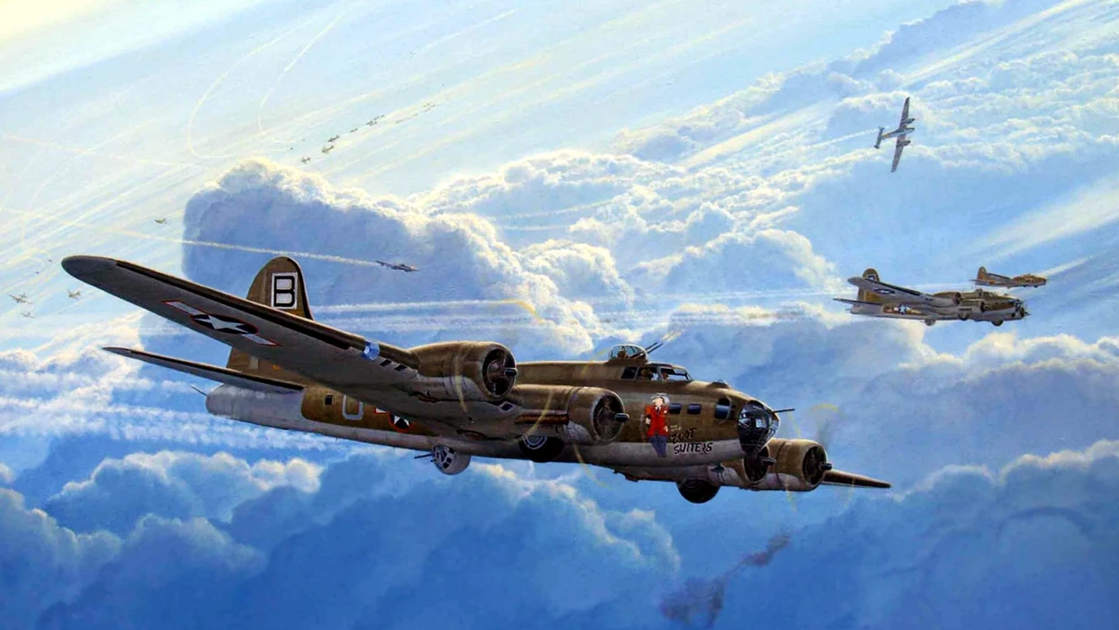 B-17轰炸机（B-17 Bomber）轰炸机图片壁纸