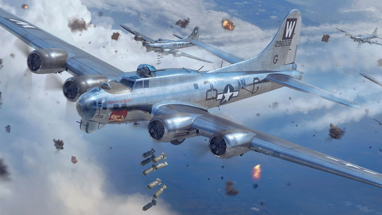 B-17轰炸机（B-17 Bomber）轰炸机图片壁纸