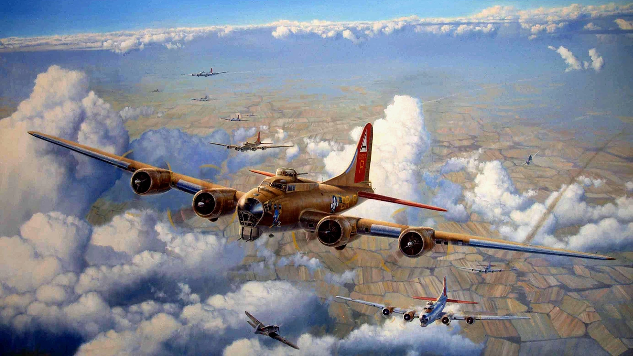 B-17轰炸机（B-17 Bomber）轰炸机图片壁纸