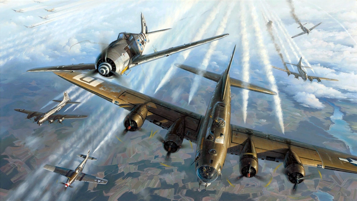 B-17轰炸机（B-17 Bomber）轰炸机图片壁纸