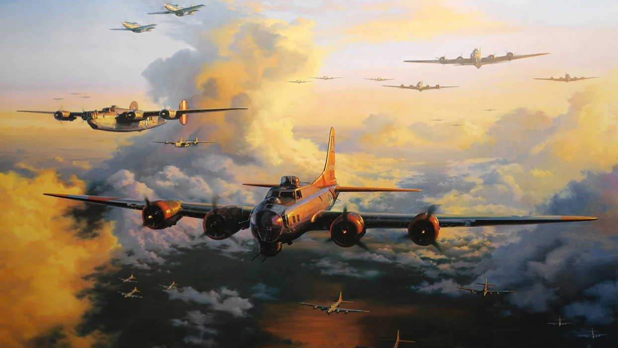 B-17轰炸机（B-17 Bomber）轰炸机图片壁纸