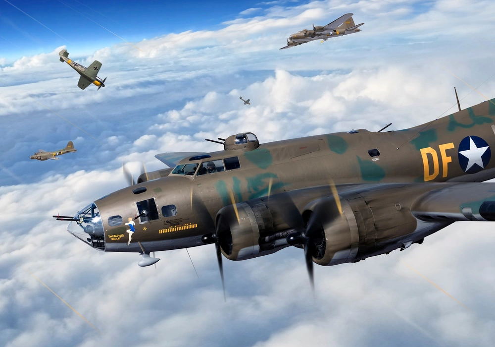 B-17轰炸机（B-17 Bomber）轰炸机图片壁纸