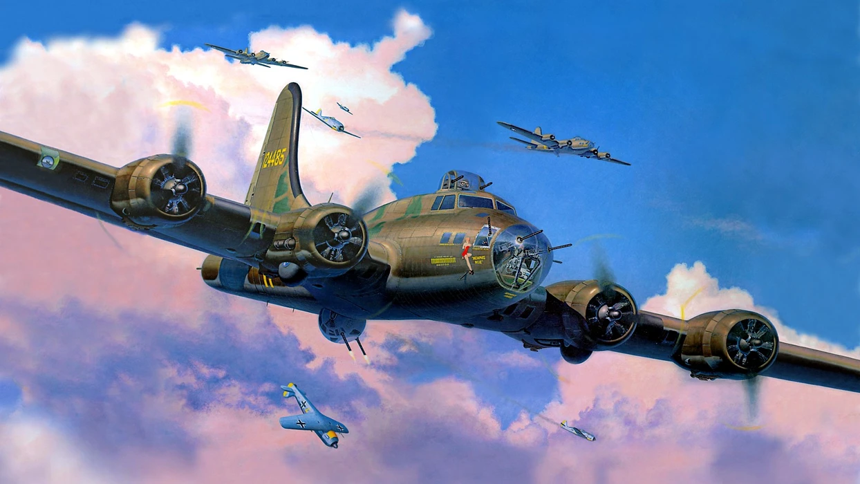 B-17轰炸机（B-17 Bomber）轰炸机图片壁纸
