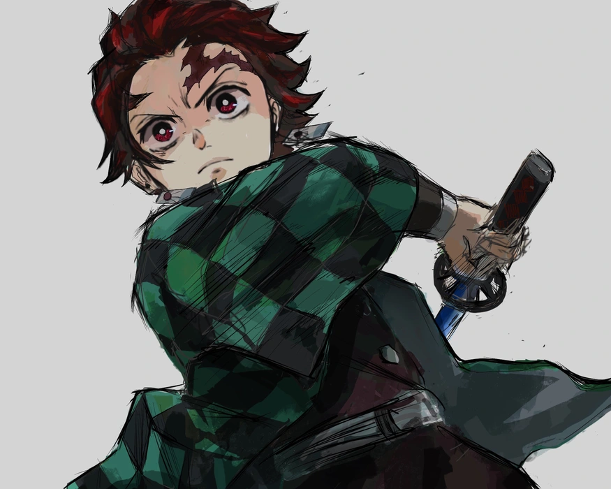 《鬼灭之刃》灶门炭治郎 Kamado Tanjirou 壁纸（一）