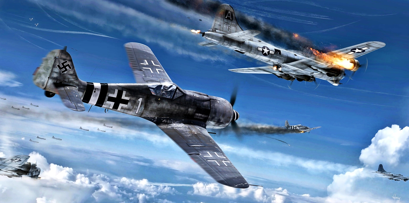 Fw190战斗机（Fw-190 Fighter）图片壁纸