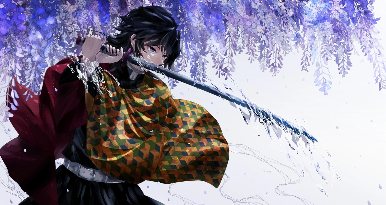 《鬼灭之刃》富冈义勇 Tomioka Giyuu 图片壁纸