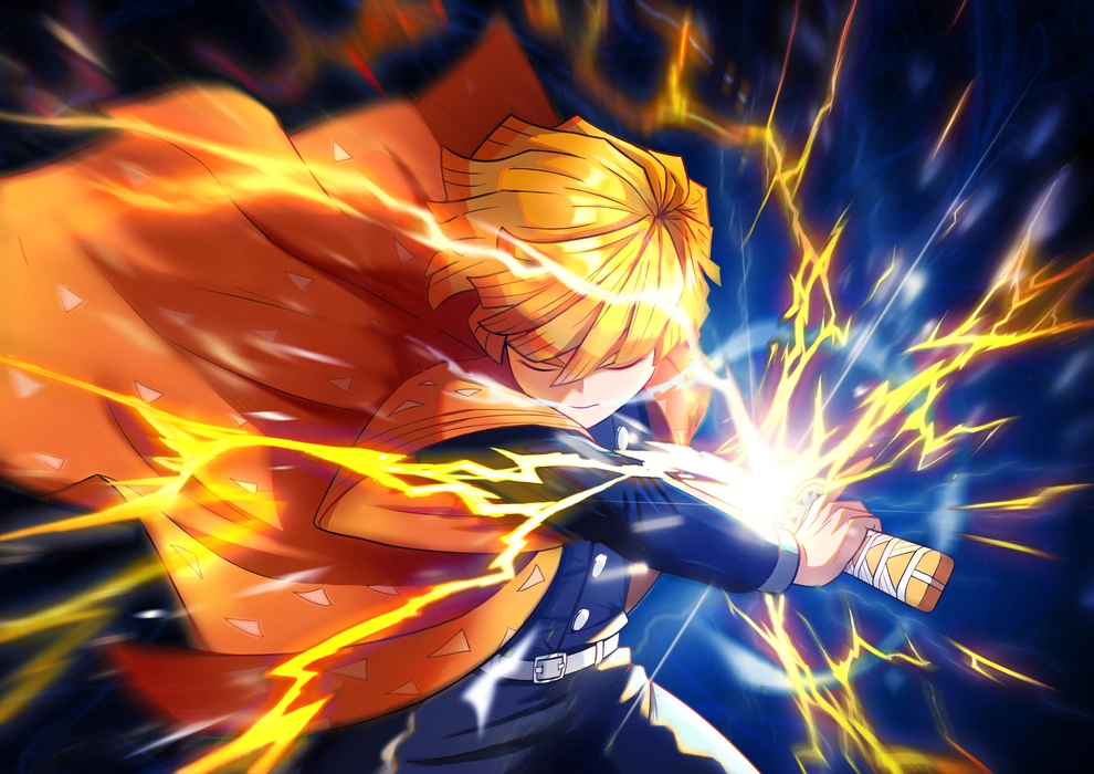 《鬼灭之刃》我妻善逸 Agatsuma Zenitsu 壁纸