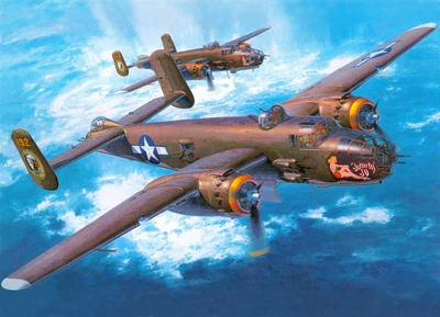 B-25轰炸机（B-25 Bomber）图片壁纸