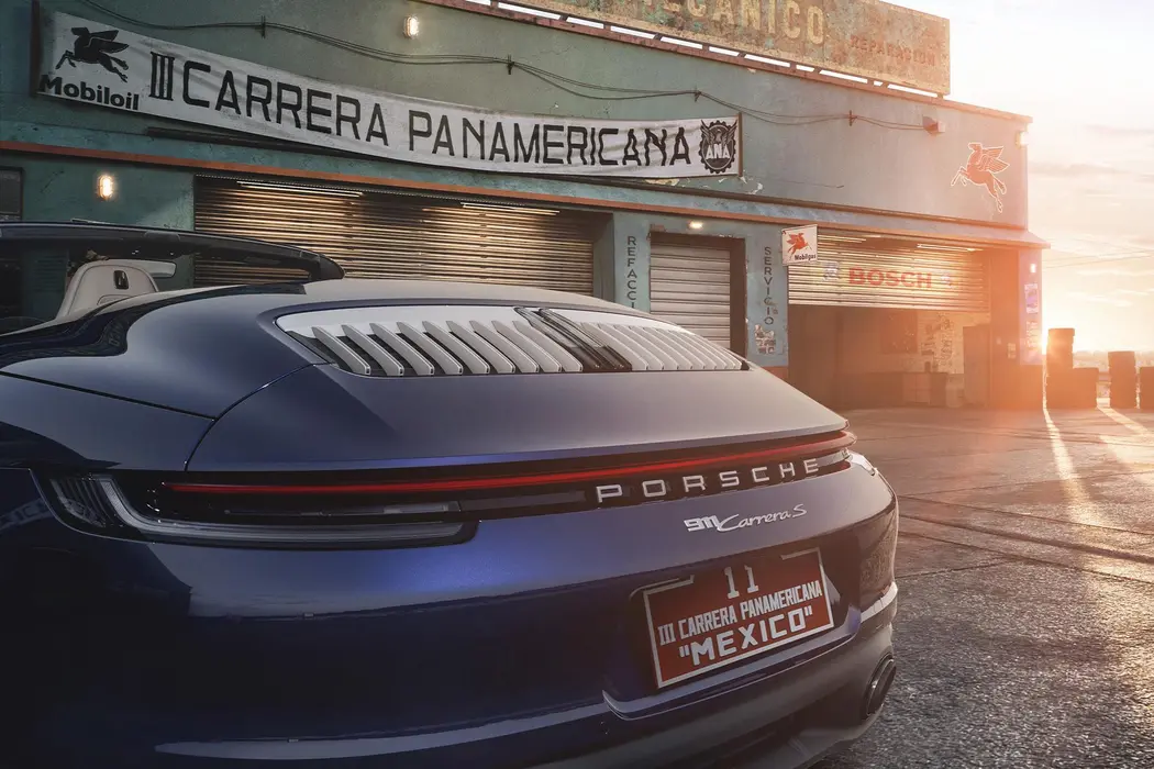 保时捷911 Carrera S Cabriolet Panamericana Special 汽车壁纸