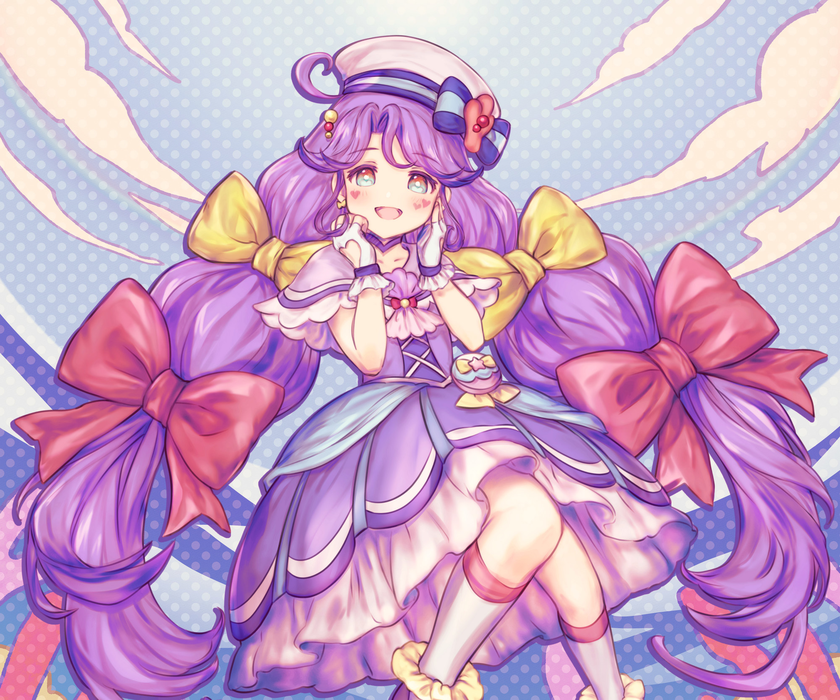  奇幻动漫《光之美少女》Tropical-Rouge! Pretty Cure 桌面壁纸