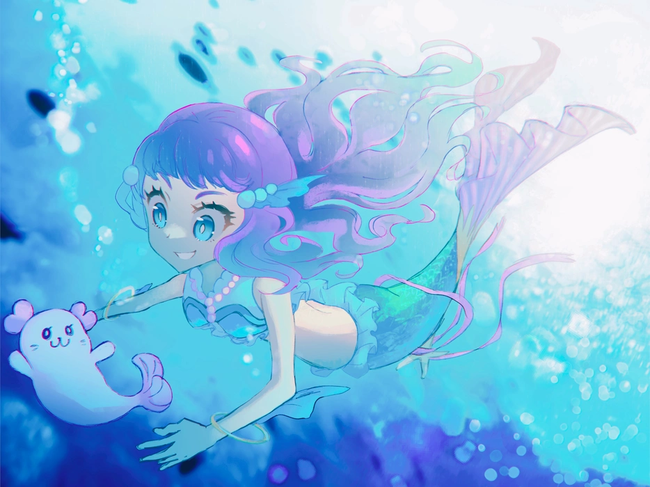  奇幻动漫《光之美少女》Tropical-Rouge! Pretty Cure 桌面壁纸