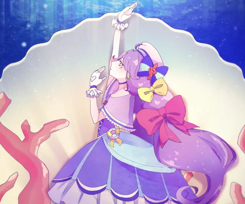  奇幻动漫《光之美少女》Tropical-Rouge! Pretty Cure 桌面壁纸