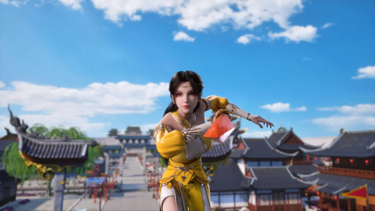 国漫《盖世帝尊》乾瑶古风美女图片壁纸