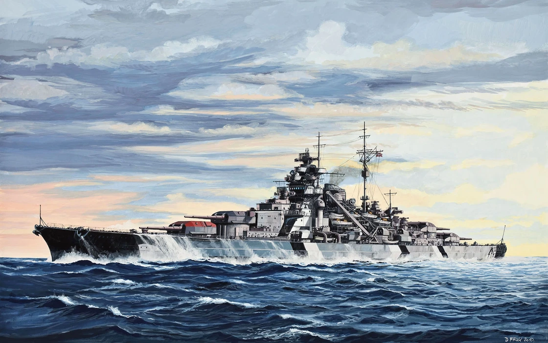 俾斯麦号战列舰（Bismarck class）图片壁纸