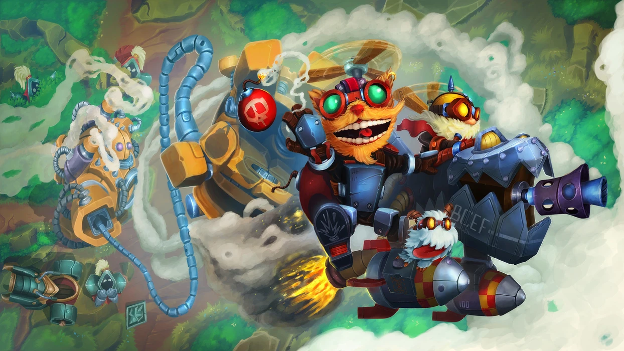 LOL英雄联盟吉格斯Ziggs图片壁纸
