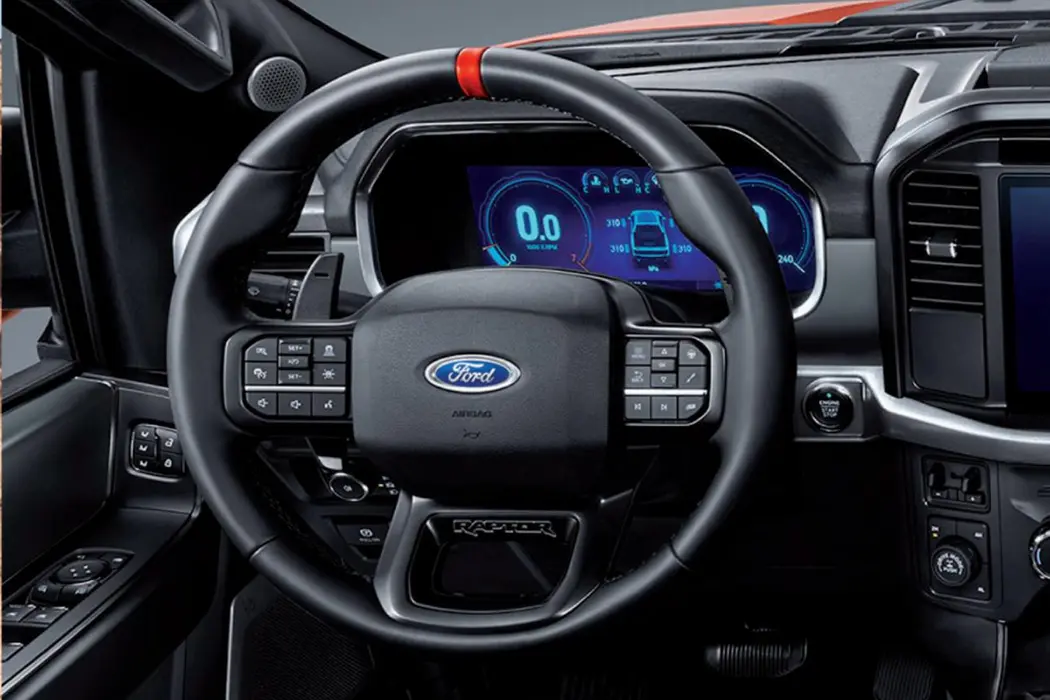 福特F-150Raptor猛禽红色皮卡图片壁纸