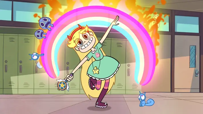 《星蝶公主》Star butterfly 动漫女孩图片壁纸