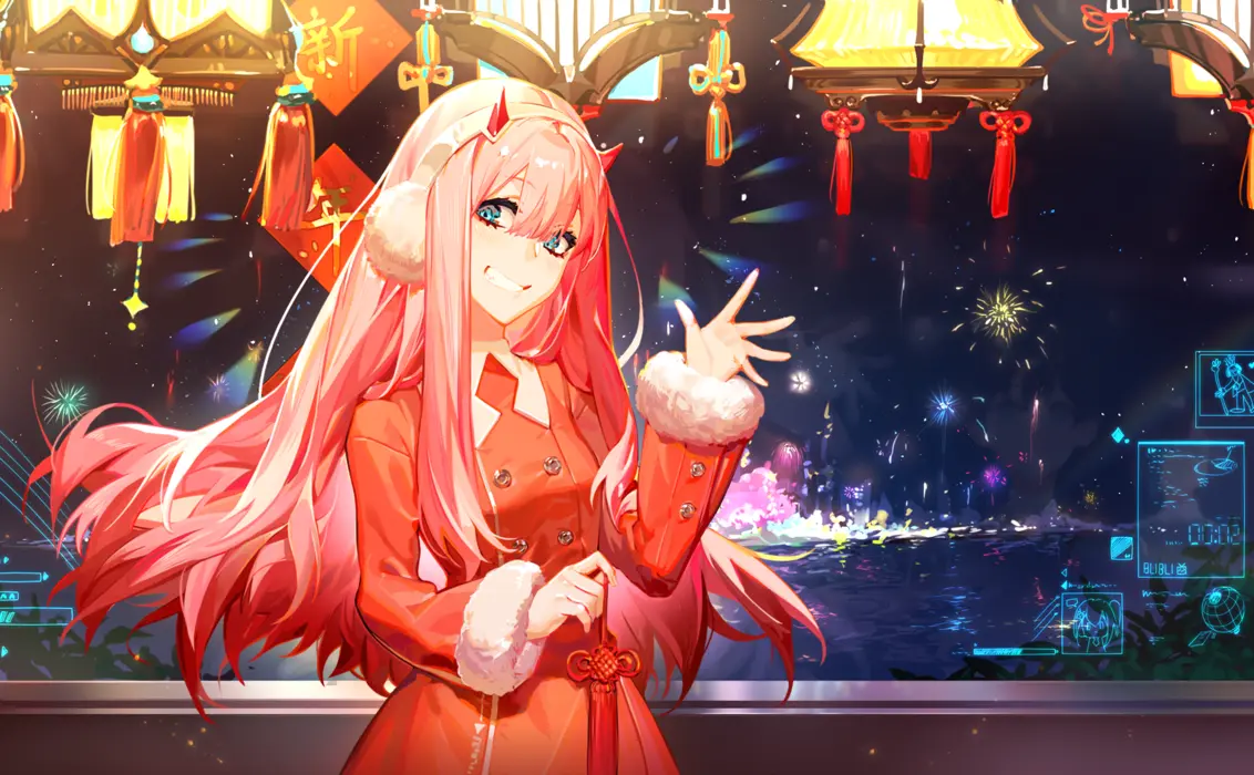 《DARLING in the FRANXX》零二 Zero Two 壁纸