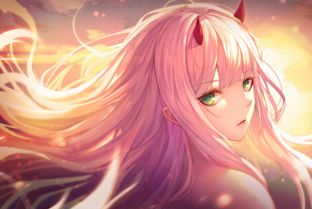 《DARLING in the FRANXX》零二 Zero Two 壁纸