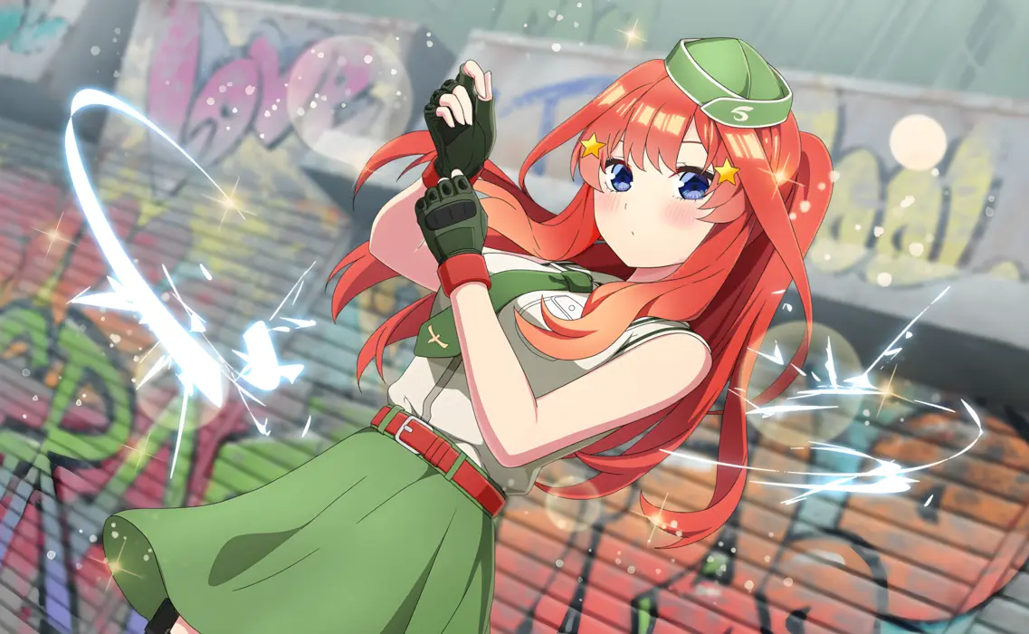 《五等分的新娘》中野五月 Nakano Itsuki 壁纸